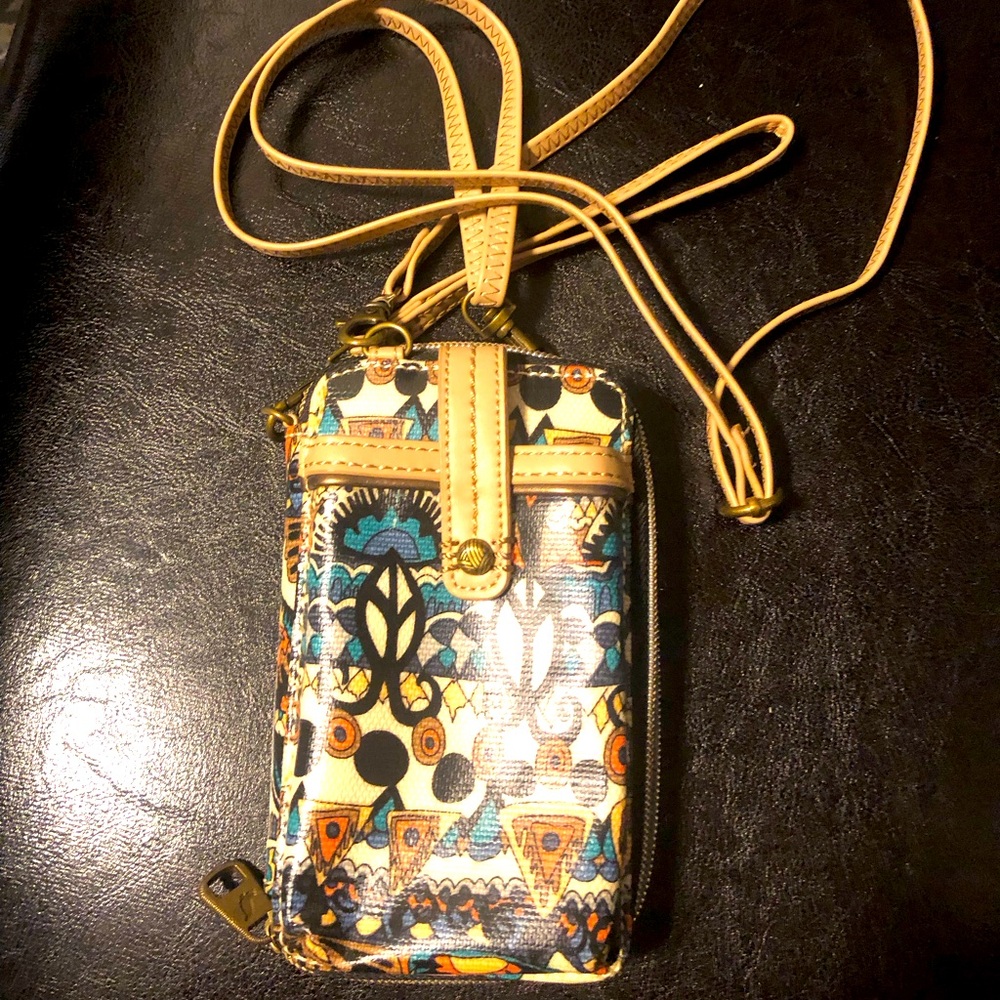 Sak Roots Zip Around Wallet Hippie Peace Boho